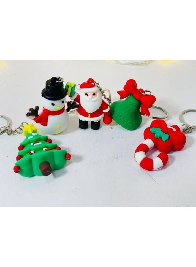 11PCS Mixed Style Christmas Resin Pendants – Snowman, Reindeer, Tree, Stocking & More – Cute Cartoon Charms for Jewelry, Keychains, Gift Wrapping & Holiday Decor – Lightweight, Durable & Festive – Random Assorted Designs - Image 5
