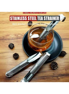 Oasisgalore Stainless Steel Tea Diffuser,  Long-handle Tea Filters for Tea, Coffee, Seasonings, Spices  - Image 2