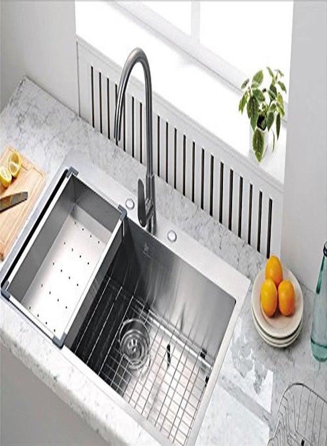 Starstar 18.875" Stainless Steel Colander For Kitchen Sink - Image 5