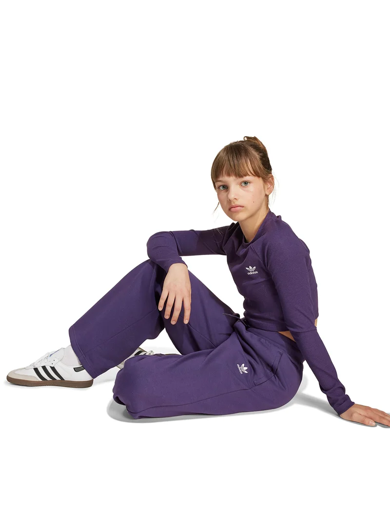 adidas Originals 3-Stripe Ruffle Sweatpants