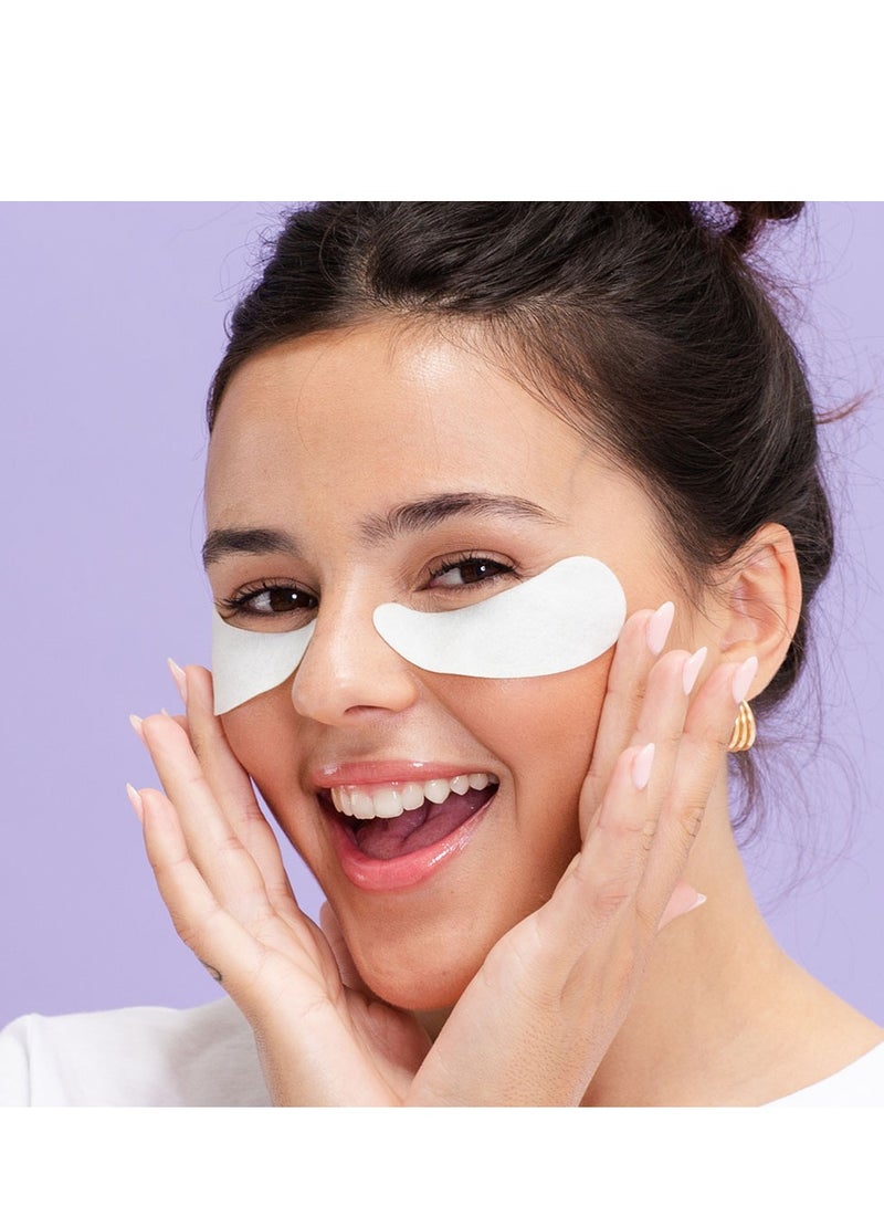 سكين ريبابلك لاصقات الكولاجين هيدروجيل تحت العين (3 أزواج) - قناع للعين بالشاي الأخضر والصبار، يقلل التجاعيد والانتفاخات والهالات السوداء، يرطب البشرة ويصلحها ويحميها من الجذور الحرة. - Image 5