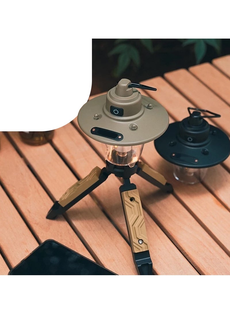 توبيز مصباح تخييم LED محمول CPL-T38 من Toby's - حامل ثلاثي القوائم، 3 أوضاع إضاءة، خطاف تعليق، صغير الحجم، قابل لإعادة الشحن ومثالي للمغامرات الخارجية - Image 4