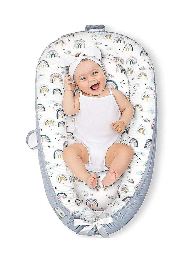 Beauenty Baby Lounger Nest Co Sleep Portable for Newborn 100% Breathable Cotton  Ultra Soft Crib  Mattress Travel Bed for Infant as Gift  - Image 1
