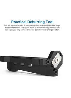 SYOSI Woodworking Edge Trimmer, Manual Wood Planer Arc Scraper Chamfer Planer, Corner Planers Flattening for Wood, Smoothing Tool Small Hand Quick Trimming of (R1)  - Image 3