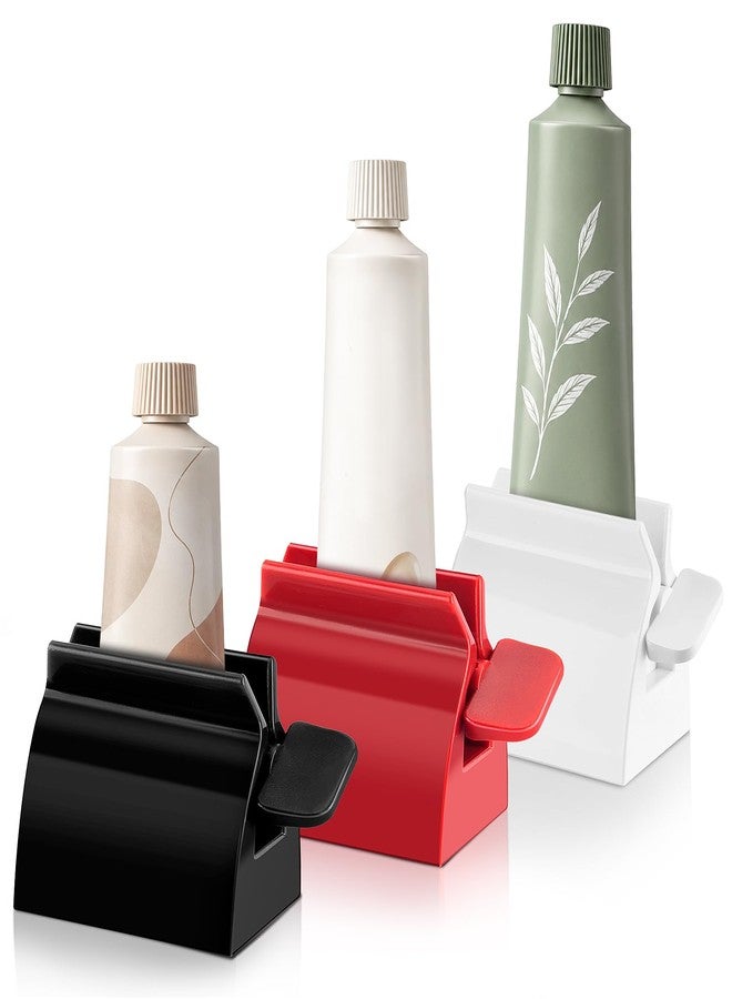 EVOULTES 3 Pack Toothpaste Squeezer, Plastic Toothpaste Tube Squeezer, Tube Squeezer Bathroom and Kitchen Gadgets for Various Tube Based Cosmetics and Sauces, Home and Apartment Essentials - Image 1