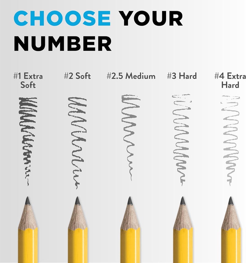 Ticonderoga Wood Cased Graphite Pencils #2 HB Soft - 12 Count Yellow - Image 2