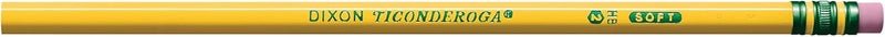 Ticonderoga Wood Cased Graphite Pencils #2 HB Soft - 12 Count Yellow - Image 3