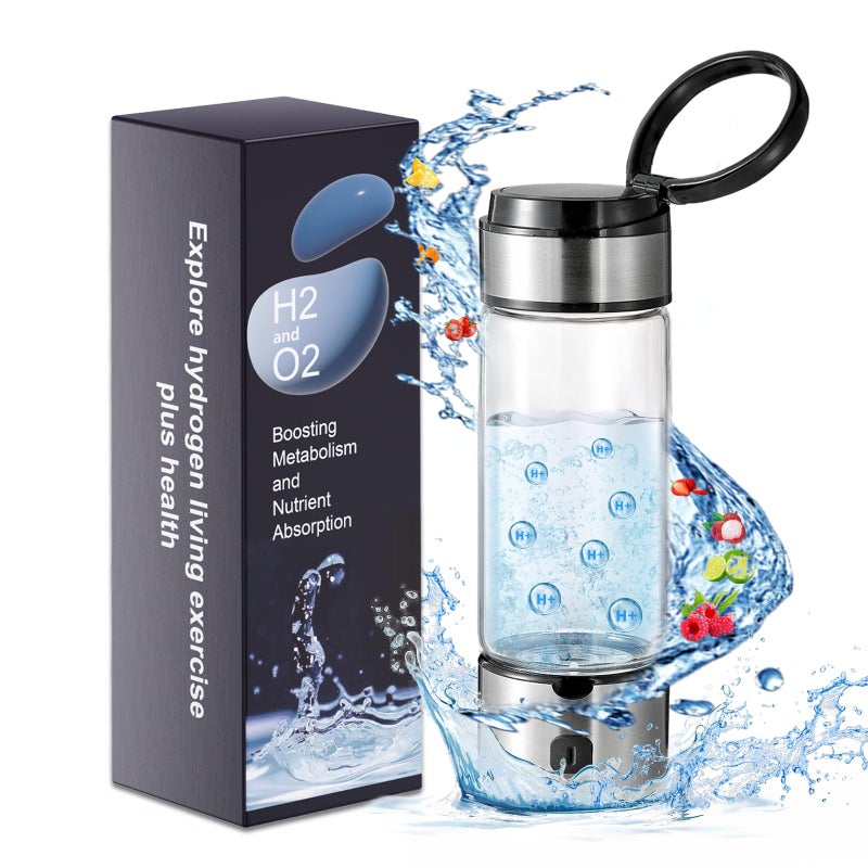 RWIXR Hydrogen Water Bottle  Water Ionizer With Spe Pem Tech  Hydrogen Water Bottle Generator  Hydrogen Water Machine  Ionized Hydrogen Water - Image 1