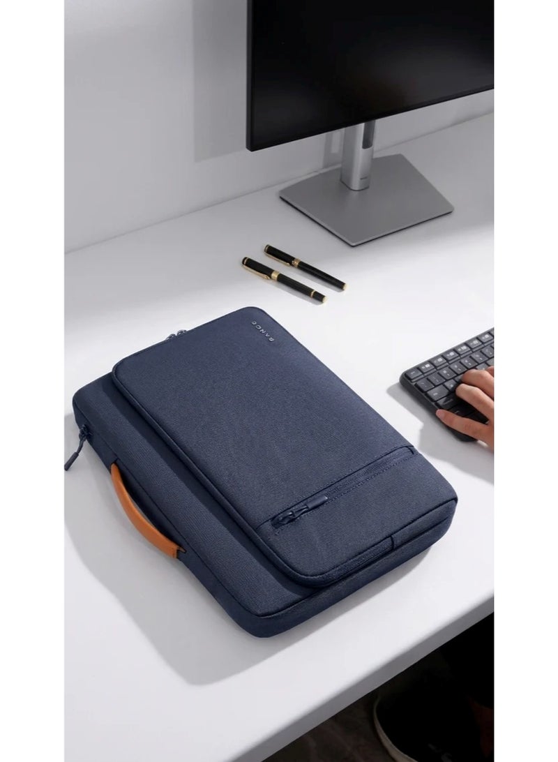 BANGE Bang 6802D Blue New Protective Water Resistant 15Inch Laptop Sleeve With Handle - Image 5