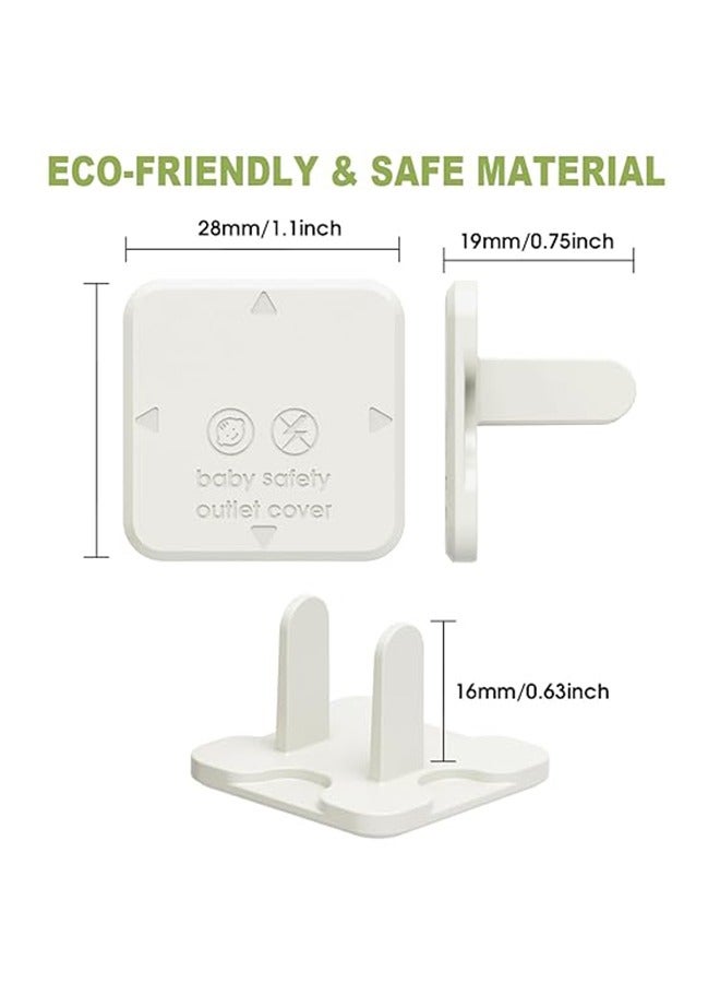 10 Pack Baby Proof Socket Covers, Child Proof Socket Covers Wall Socket Covers, Socket And Outlet Covers Baby Safety Products, Electrical Outlet Protectors Fit Tightly And Are Difficult For Children To Open White  - Image 4