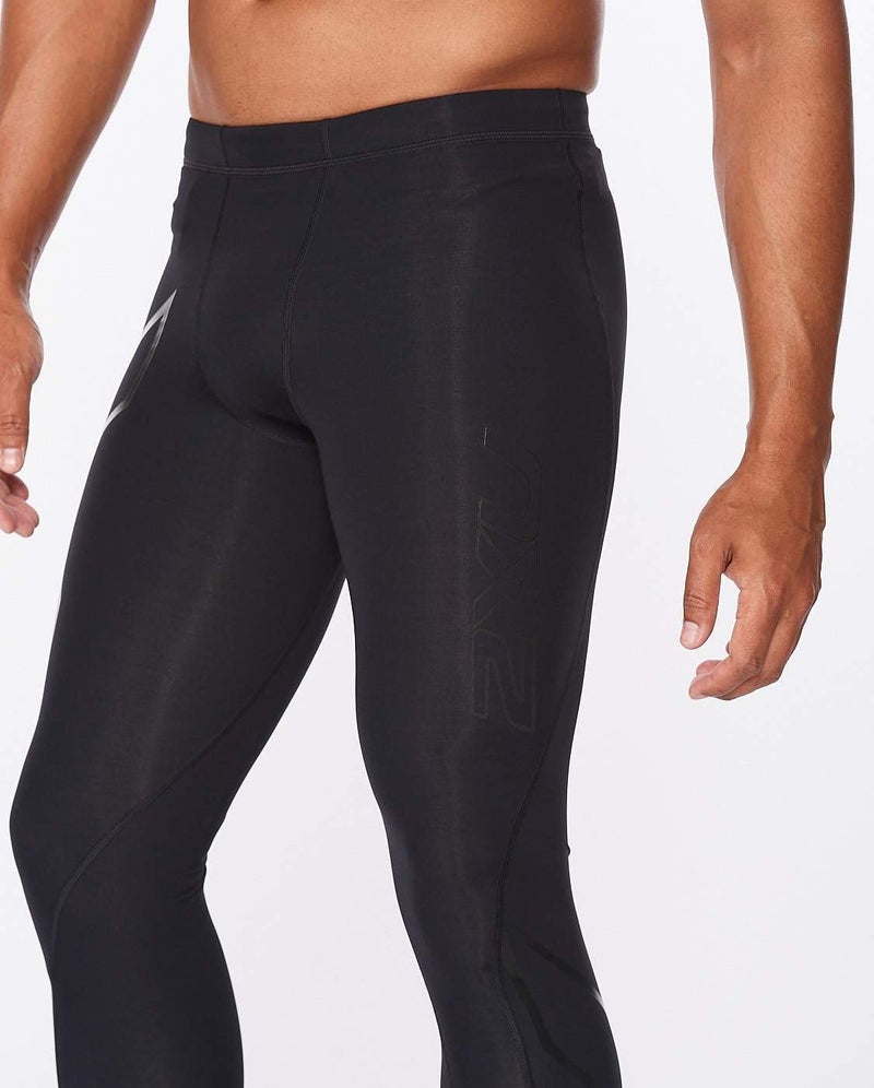 2XU Men's Core Compression Tights, Black/Nero, Large - Image 5