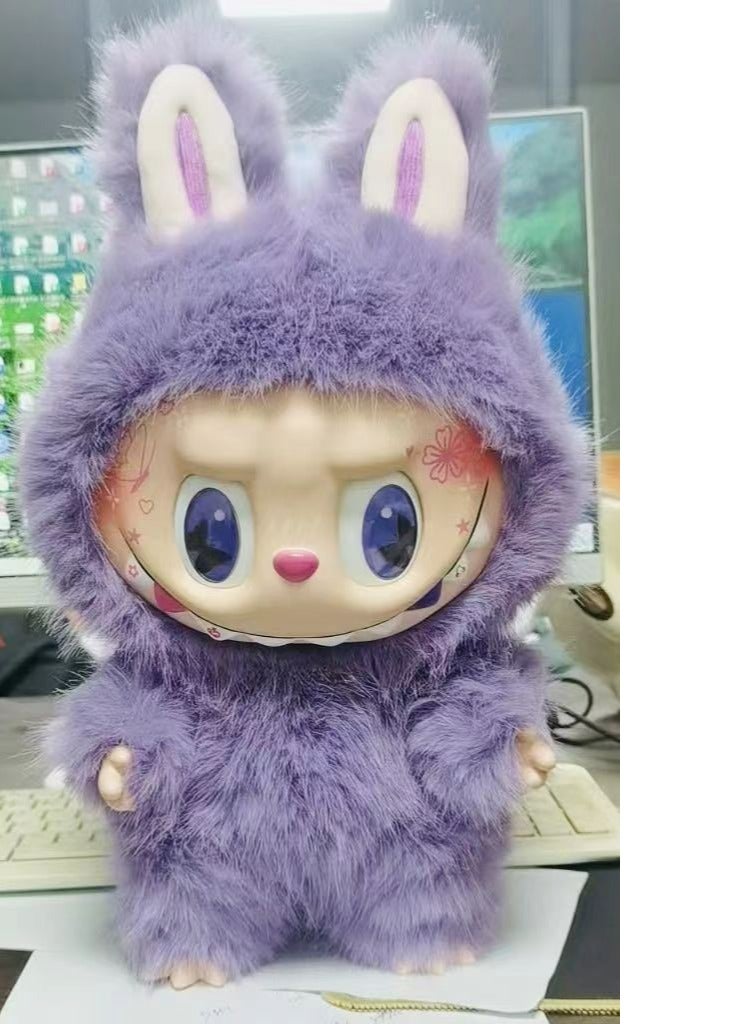 POP MART 38cm THE MONSTERS Labubu Plush Toys Doll Cherub Zimomo Version for Kids Adults Boy Girls  - Image 1