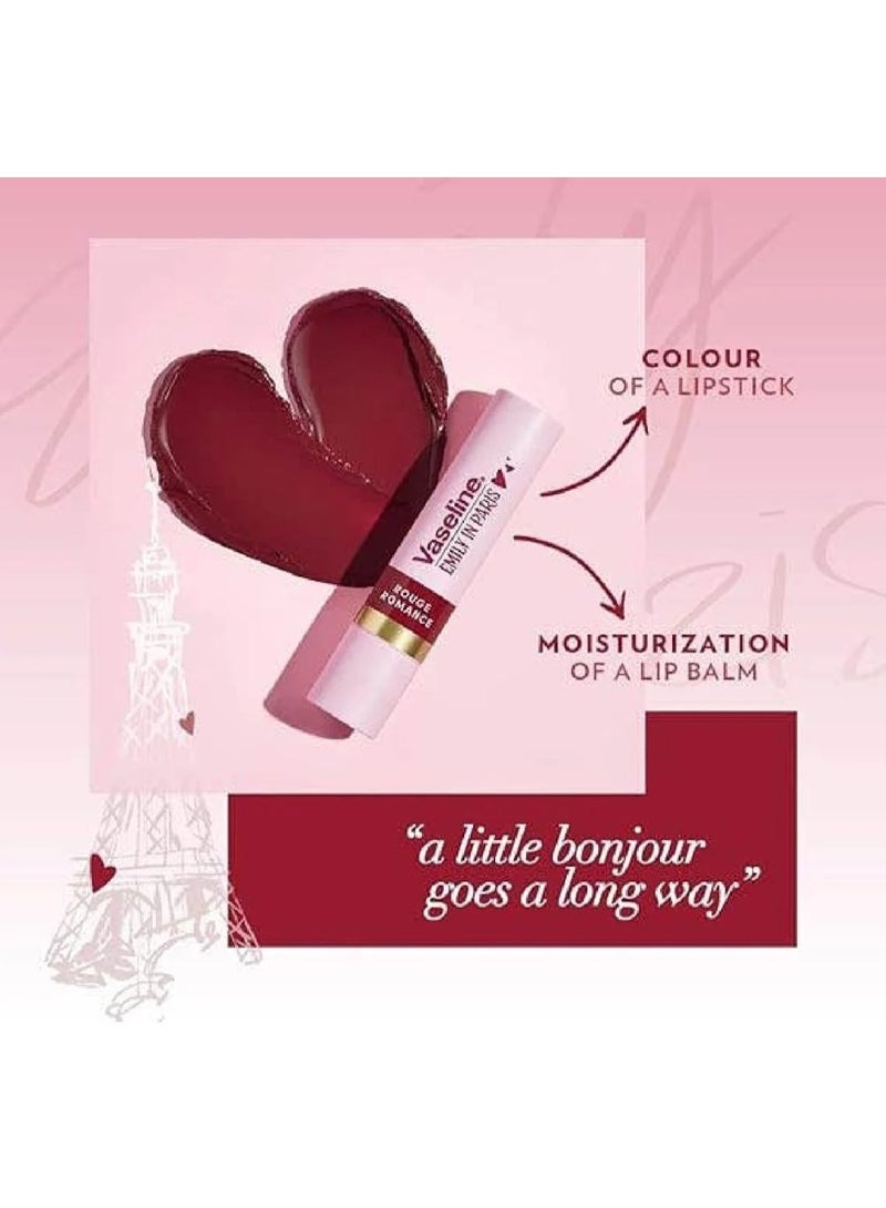 Vaseline Emily In Paris Rouge Romance Lip Balm 3g - Image 3