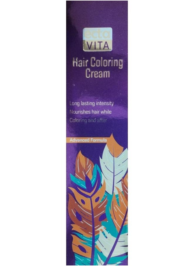 Ectavita Hair Coloring Cream 9.1 Vrey Light Ash Blonde  - Image 1
