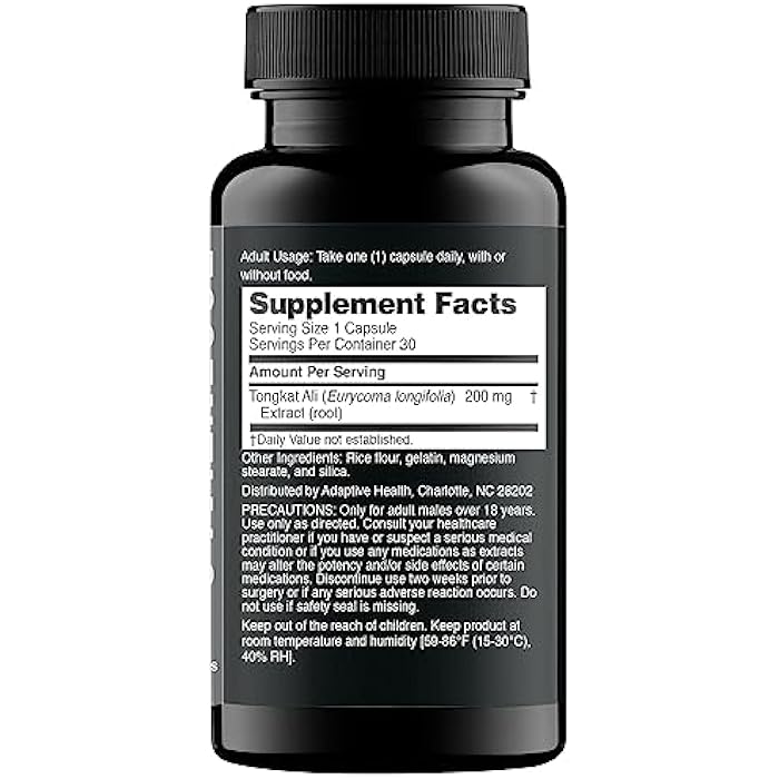 Nugenix Essentials Tongkat Ali for Men, Support for Men's Health, Longjack Eurycoma Longifolia Extract, 60 Count - Image 2