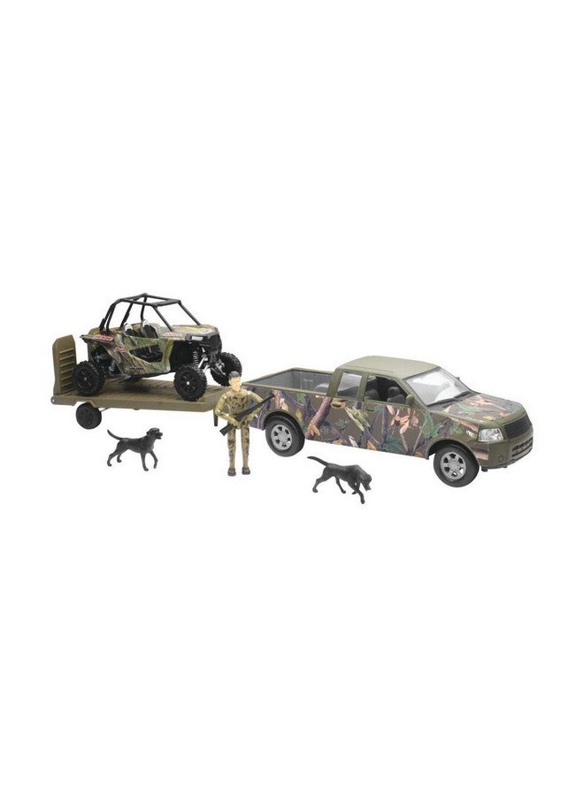 New-Ray New Ray Toys Camo Truck With Polaris Rzr Xp1000 Hunting Set - Image 2