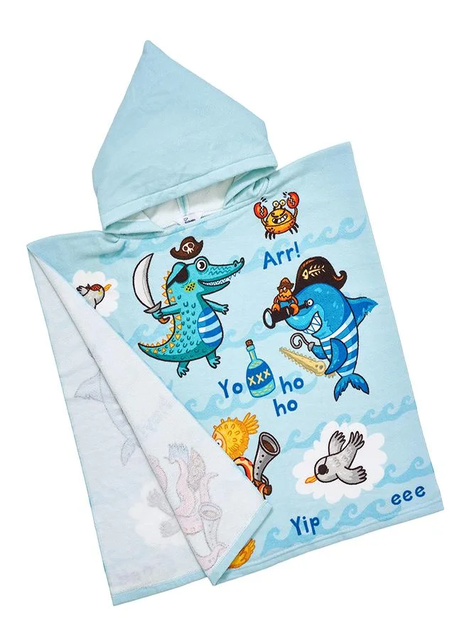 بيبي كلو Pirate Ocean Animals Kids Hooded Towel