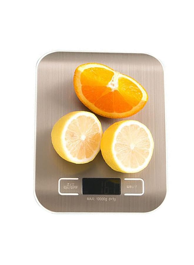 PROMASS Kitchen Scale，Food Scale,Battery Digital Scale, Electronic Kitchen Scale with Automatic Shut Off Function，10Kg/1G Precise Food Scale for Kitchen- (Silver) - Image 4