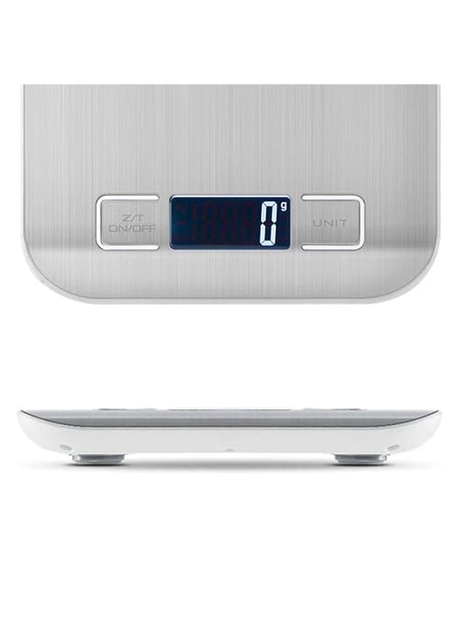 PROMASS Kitchen Scale，Food Scale,Battery Digital Scale, Electronic Kitchen Scale with Automatic Shut Off Function，10Kg/1G Precise Food Scale for Kitchen- (Silver) - Image 3