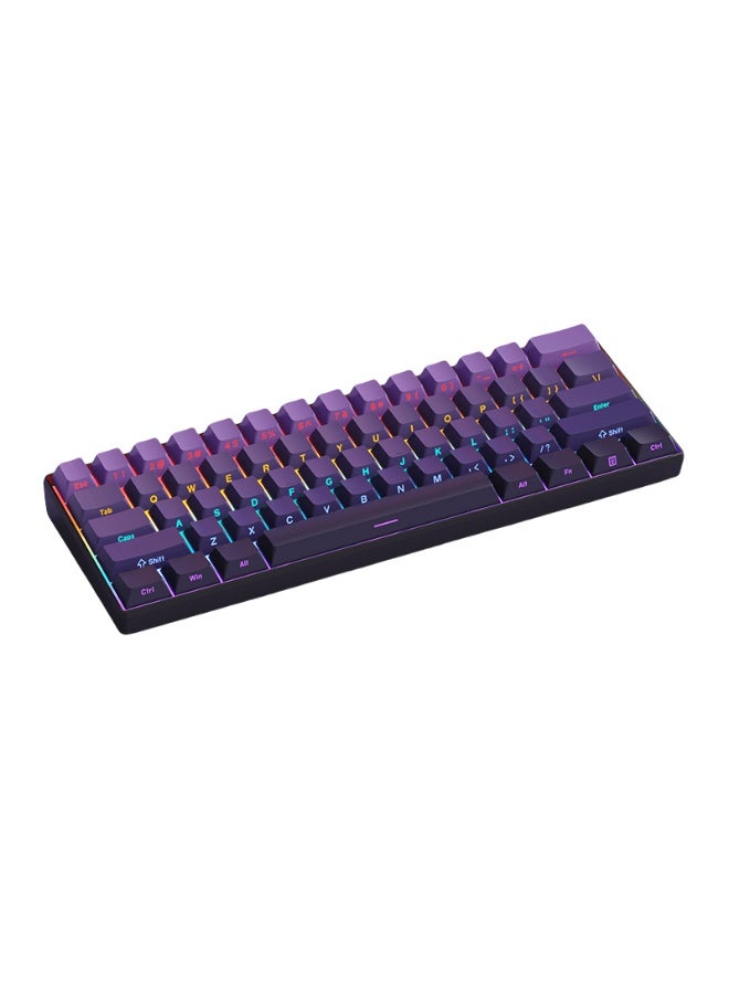 EBMINI New E-Sports Wired Backlit Mechanical Portable Small Keyboard