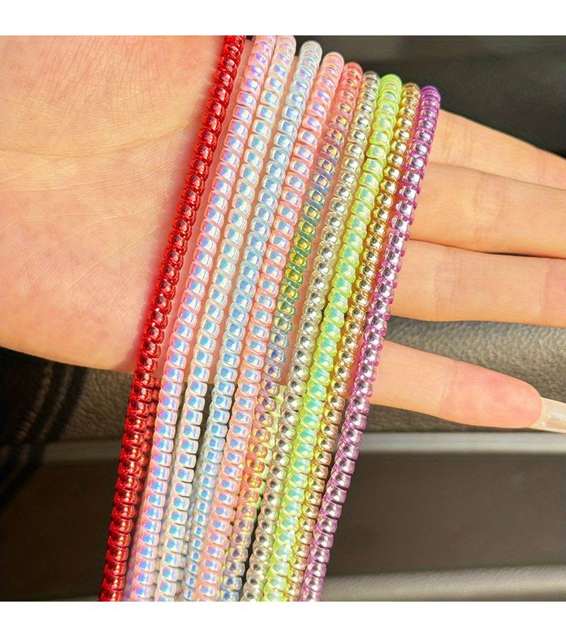Purple Cable Protection Rope Soft Anti Breakage Winding Data Cable Charger Decoration 55.12 Inch - Image 2
