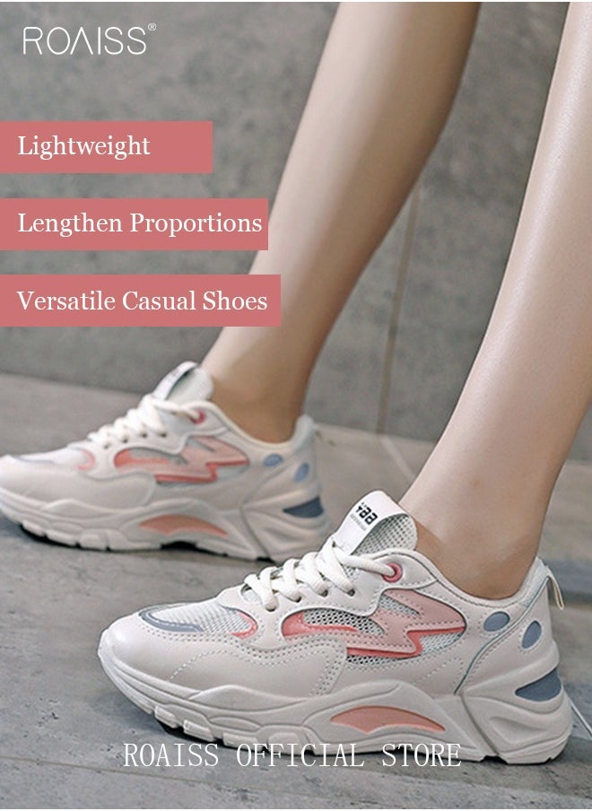 Casual Versatile Sports Shoes for Women Breathable and Wear-Resistant Low Top Sneakers for Students Outdoors Activities Ladies Stylish All-Match Soft Sole Platform Sneakers - pzsku/ZD8E34CDC1333835E0756Z/45/_/1722241213/7c185130-98fe-4cbf-a3fd-bc70f07417d0