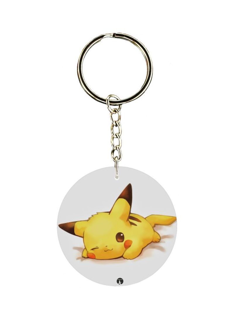 RKN Pikachu Printed Keychain