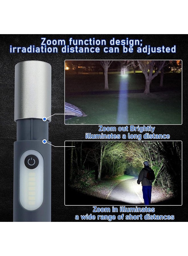 Novo LED Rechargeable Flashlights,High Lumens Tactical Flashlights with Zoomable&4 Modes,Super Bright Small Flashlights for Emergencies and Outdoor Use, Camping Accessories - Image 2