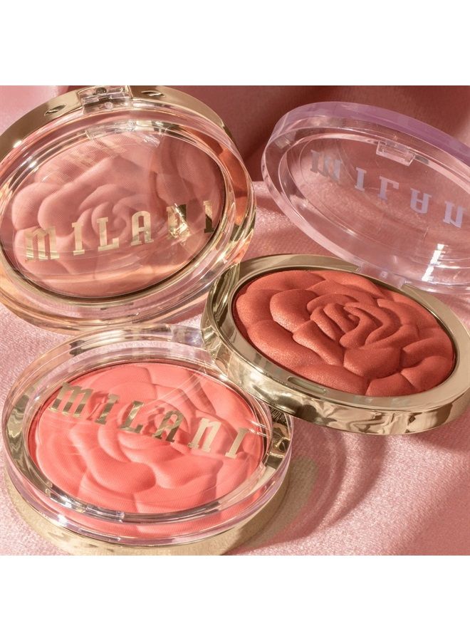 Rose Powder Blush - Coral Cove (0.6 Ounce) Cruelty-Free Blush - Shape, Contour & Highlight Face with Matte or Shimmery Color