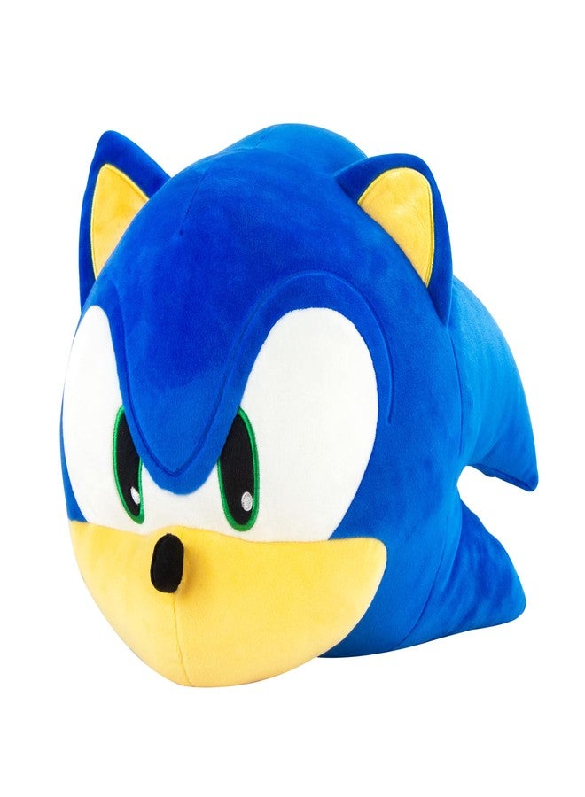 Club Mocchi Mocchi Club Mocchi-Mocchi- Sonic the Hedgehog Plush - 15 Inch Squishy Collectible Toy - Stuffed Animal Gift - Cute Plushie and Room Decor, Blue - Image 2