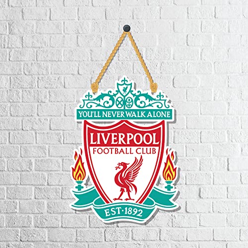 Bhai Please Liverpool Wooden Wall Decor | Hanging | Wall Art | Wooden Hanger For Living Room | Bedroom | Office - For Home Decor, Gift (Liverpool),15.24 Cm - Image 4