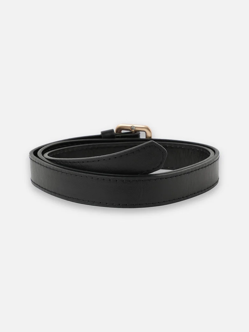 Haute Sauce Black Solid Waist Belt