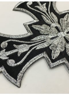 Karan Tuhafiye Karan Haberdashery Cross Badge Cloth Iron-On Embroidery Badge 20*16.5 cm  - Image 3