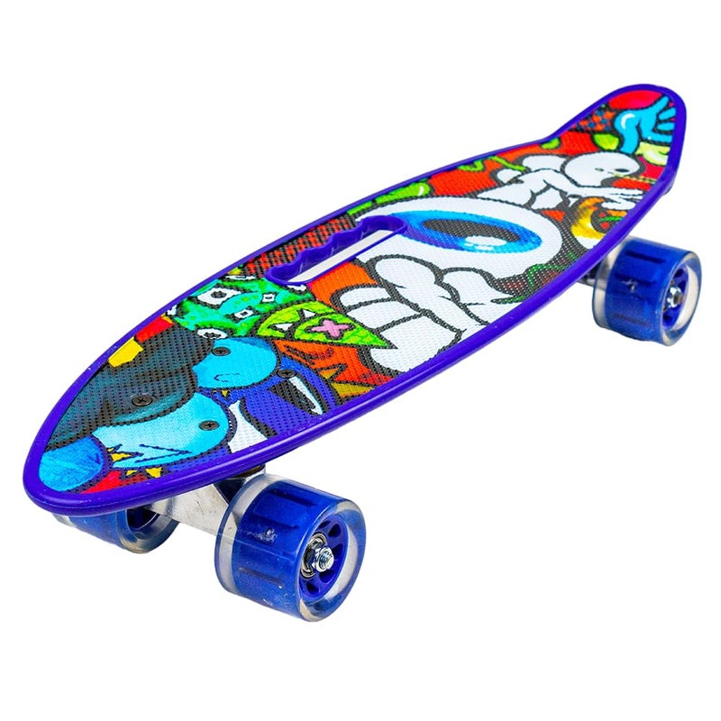 Dream Land Colorful Mixed Shapes Eyes Skateboard - 212-1