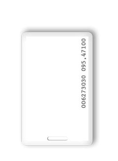 RFID 125khz Proximity clamshell ID thick card TK4100(number printed card) compatible with EM4100 support ID Smart card entry access control system,key card,membership card (Not for Copy) 10  pieces