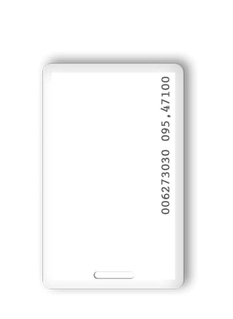 althiqahkey - RFID 125khz Proximity clamshell ID thick card TK4100(number printed card) compatible with EM4100 support ID Smart card entry access control system,key card,membership card (Not for Copy) 10  pieces - Image 1