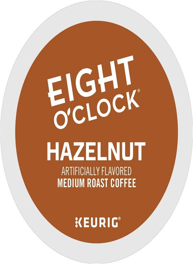 Eight O'Clock Coffee Hazelnut, Single Serve Coffee K-Cup Pod, 24 Count (Pack of 4) - Image 1
