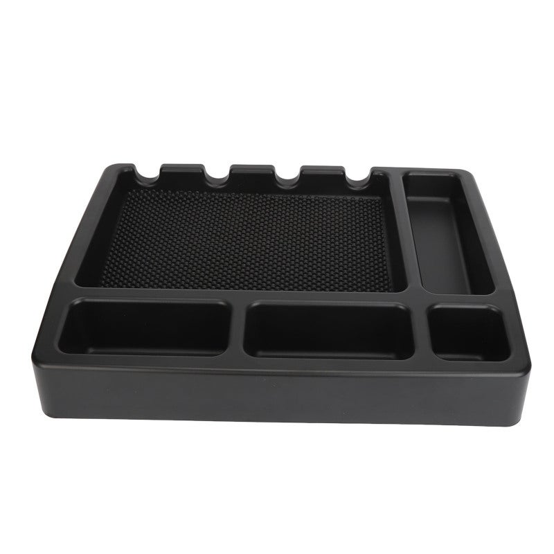 Hairdressing Tool Storage Box Abs Material Anti Slip Tray Multi Grid Tool Organizer - Keep Tools Tidy Multi Compartments Barber Clipper Storage Case for Barbers Hair Stylists Salon Workstation - Image 2