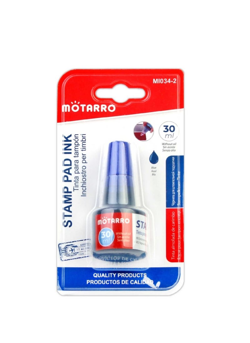 Motarro 30ml Stamp Ink pad Bottle Blue - pzsku/ZD8E451DFC68497F1E9B8Z/45/_/1705772778/30623cf7-9ed6-4775-be95-226648ac4c83