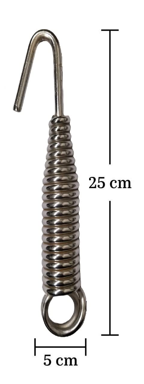 kaushalendra Heavy Duty Swing Spring for Hammock and Porch Swings Silver - Image 2