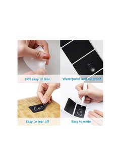 Generic 120 Pieces Waterproof Labels Self Adhesive with Writing Marker  - Image 3
