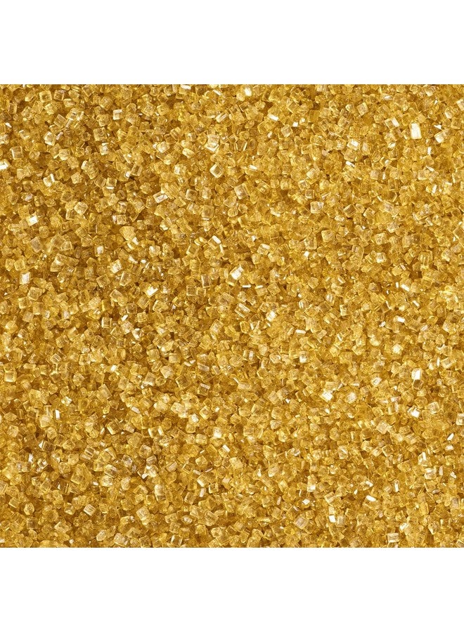 Sentovac Sentovac Gold Sanding Sugar for Baking Edible Sparkling Sugar Sprinkles Coarse Sugar Crystals for Baking Topping Cake Cookie Cupcake Topper Ice Cream Decoration Supplies 3.2 OZ - Image 2