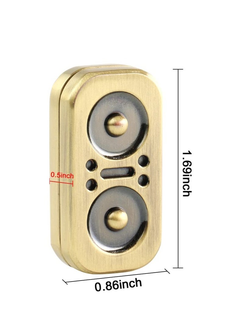 Excefore - Owl Fidget Slider, Magnetic Metal Fidget Toys Spinner Stress Relief Toy, Men’s EDC Fidget Toy Haptic Coin Office Desk Toys Gifts for Adults - Image 1