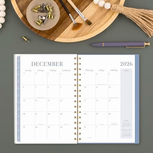 Cambridge 2026 Planner by Leah Bisch, Weekly & Monthly, 5.5" x 8.5", Small, Stripe (LB42-200-26) - Image 3