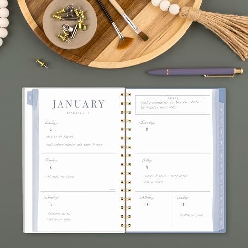 Cambridge 2026 Planner by Leah Bisch, Weekly & Monthly, 5.5" x 8.5", Small, Stripe (LB42-200-26) - Image 2
