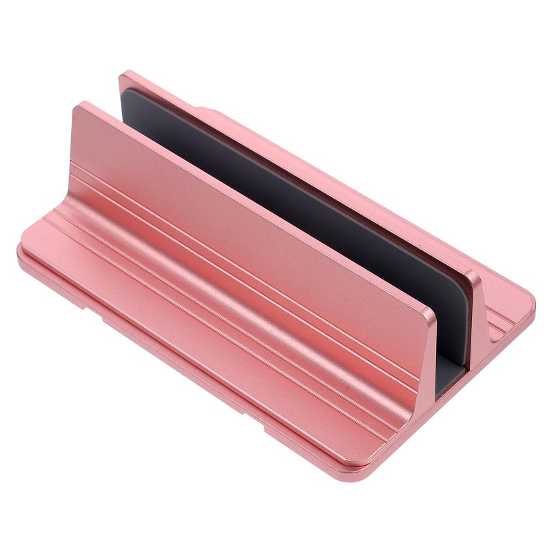 Aluminum Laptop Stand with Cooling Ventilation Rose Gold Ergonomic Holder for Desk - Image 2