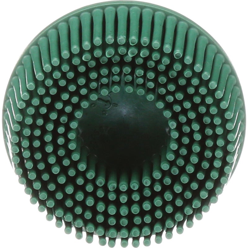 3M Scotch-Briteâ„¢ Rolocâ„¢ Bristle Disc, RD-ZB, 50, TR, Green, 2 in x 5/8 in, Tapered - Image 1