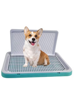 NNC PETS Pet training toilet with Durable plastic, Dog pee pad tray with High sides, Washable and Non-slip puppy pee tray, 51 cm Dog potty tray for Indoor/ Outdoor use, and Ideal for small dogs, (Green)  - Image 1
