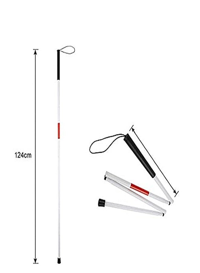 iwalk; Changing Lives iWalk White Blind Cane Adults (Four Folds Cane) - Image 2
