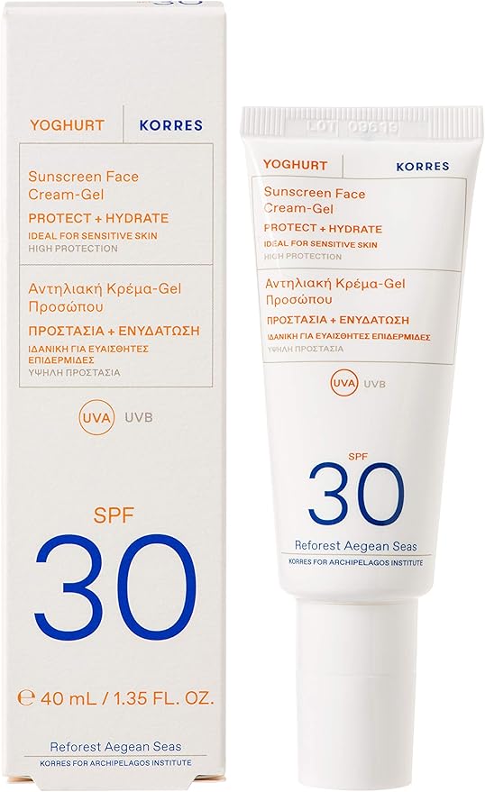 KORRES KORRES Yoghurt SPF30 Face Sun Cream Gel 40ml - Image 2